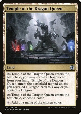 Temple of the Dragon Queen AFR 260 NM Magic: The Gathering