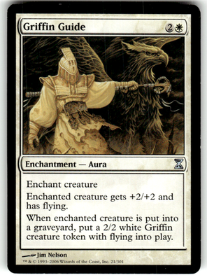 Griffin Guide Time Spiral 21 U Magic: The Gathering Lightly Played