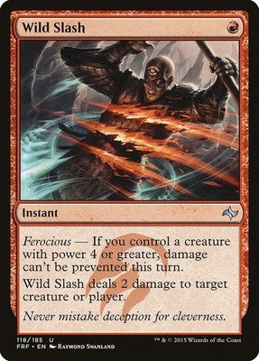 Wild Slash FRF 118 LP Magic: The Gathering