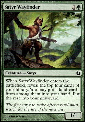 Satyr Wayfinder Born of the Gods 136 C Magic: The Gathering Near Mint