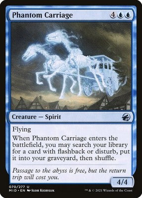Phantom Carriage MID 70 NM Magic: The Gathering