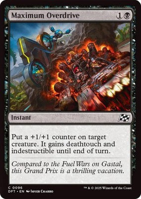 Maximum Overdrive DFT 96 NM Magic: The Gathering