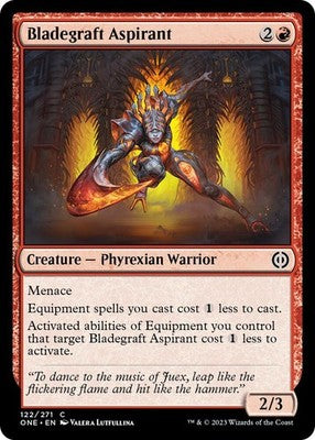 Bladegraft Aspirant ONE 122 NM Magic: The Gathering