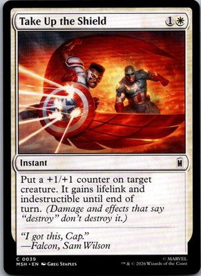 Take Up the Shield 39 Common Marvel Super Heroes Magic: The Gathering Near Mint