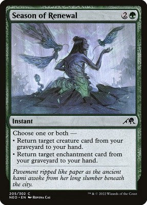 Season of Renewal NEO 205 NM Magic: The Gathering