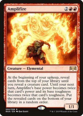 Amplifire RNA 92 NM Magic: The Gathering