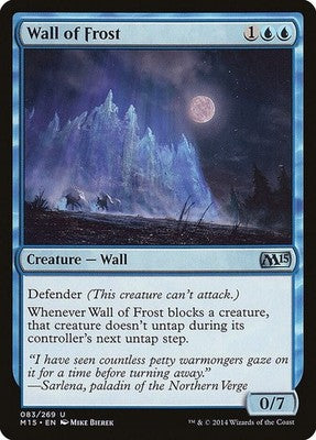 Wall of Frost M15 83 NM Magic: The Gathering
