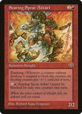 Searing Spear Askari MIR 191 LP Magic: The Gathering
