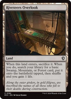 Riveteers Overlook ECC 162 NM Magic: The Gathering
