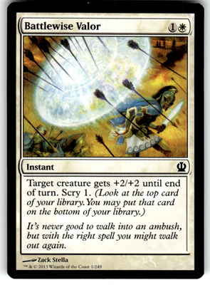Battlewise Valor Theros 1 C Magic: The Gathering Near Mint