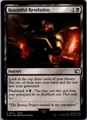 Resentful Revelation 114 Common FINAL FANTASY Magic: The Gathering Near Mint