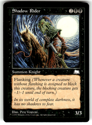 Shadow Rider Weatherlight C Magic: The Gathering Near Mint