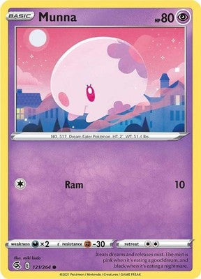 Munna 121/264 SWSH08: Fusion Strike Pokémon TCG