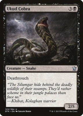 Ukud Cobra DTK 123 NM Magic: The Gathering