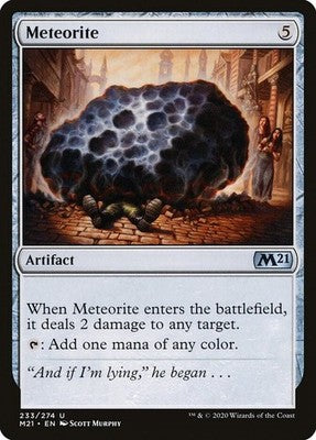 Meteorite M21 233 NM Magic: The Gathering