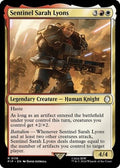 Sentinel Sarah Lyons PIP 118 NM Magic: The Gathering