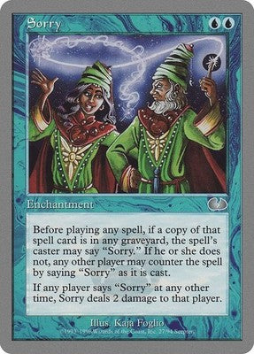 Sorry UGL 27 NM Magic: The Gathering
