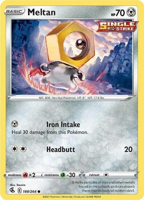 Meltan 188/264 SWSH08: Fusion Strike Pokémon TCG