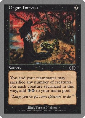 Organ Harvest UGL 35 NM Magic: The Gathering