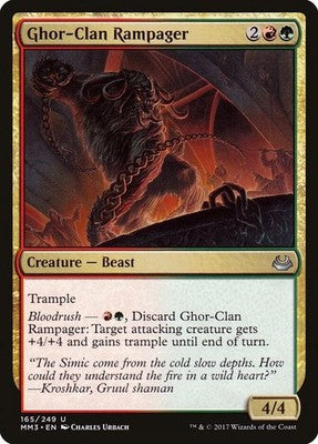 Ghor-Clan Rampager MM3 165 NM Magic: The Gathering