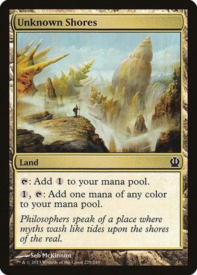 Unknown Shores THS 229 NM Magic: The Gathering