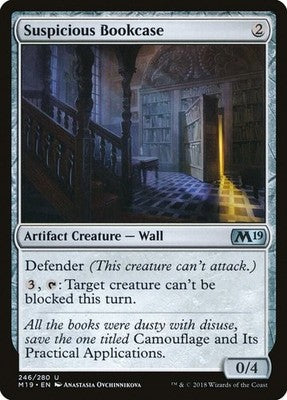 Suspicious Bookcase M19 246 NM Magic: The Gathering