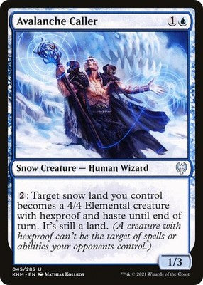 Avalanche Caller KHM 45 NM Magic: The Gathering