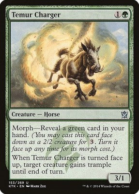 Temur Charger KTK 153 NM Magic: The Gathering
