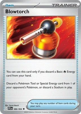 Blowtorch 086/094 ME02: Phantasmal Flames Reverse Holofoil Pokémon TCG