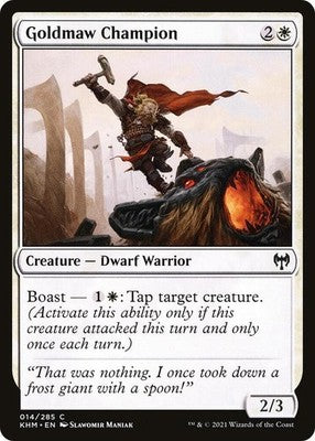 Goldmaw Champion KHM 14 Foil NM Magic: The Gathering