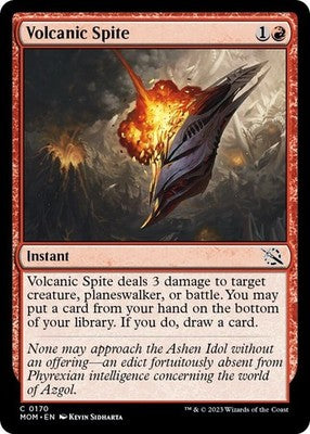 Volcanic Spite MOM 170 NM Magic: The Gathering