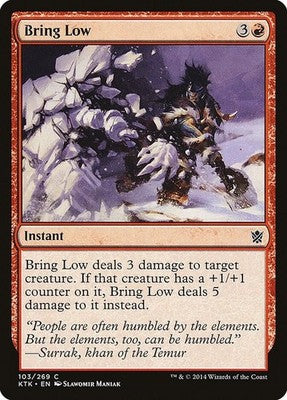 Bring Low KTK 103 NM Magic: The Gathering