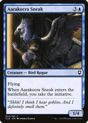 Aarakocra Sneak CLB 54 NM Magic: The Gathering