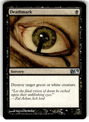 Deathmark Magic 2012 (M12) 90 U Magic: The Gathering Lightly Played