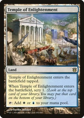 Temple of Enlightenment BNG 163 NM Magic: The Gathering