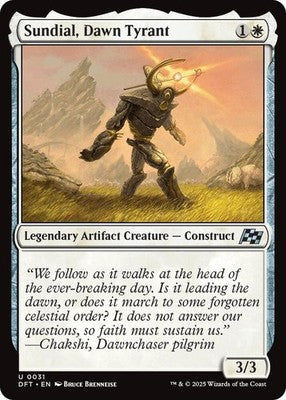 Sundial, Dawn Tyrant DFT 31 NM Magic: The Gathering