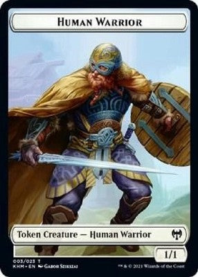 Human Warrior TKHM 3 NM Magic: The Gathering
