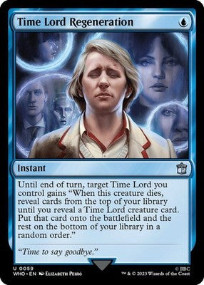 Time Lord Regeneration WHO 59 NM Magic: The Gathering