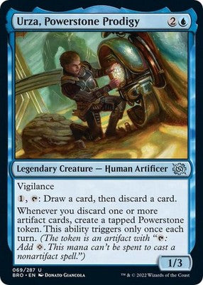Urza, Powerstone Prodigy BRO 69 NM Magic: The Gathering