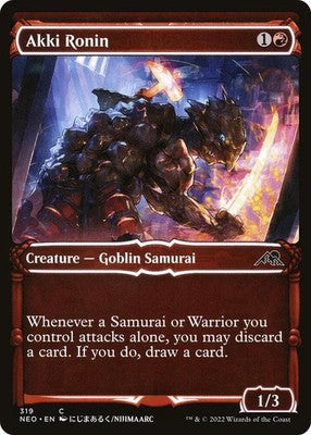 Akki Ronin NEO 319 NM Magic: The Gathering