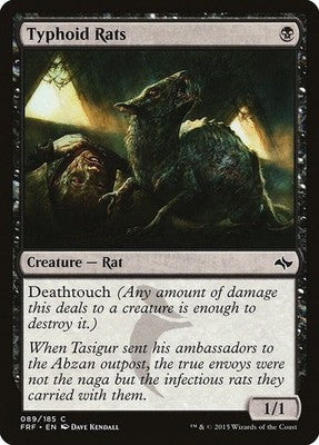 Typhoid Rats FRF 89 NM Magic: The Gathering