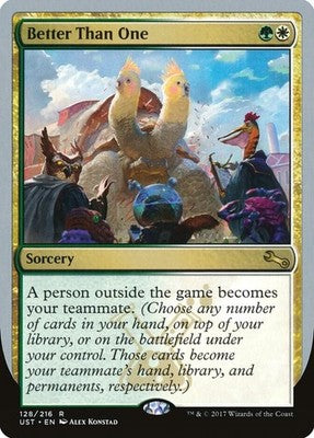Better Than One UST 128 NM Magic: The Gathering