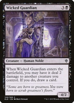 Wicked Guardian ELD 109 NM Magic: The Gathering
