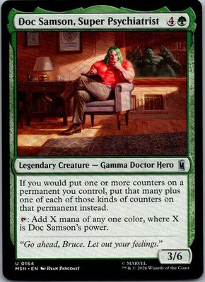 Doc Samson, Super Psychiatrist 164 Marvel Super Heroes Magic: The Gathering NM