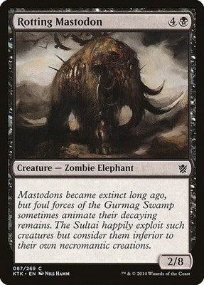 Rotting Mastodon KTK 87 NM Magic: The Gathering