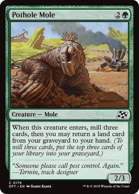 Pothole Mole DFT 176 NM Magic: The Gathering