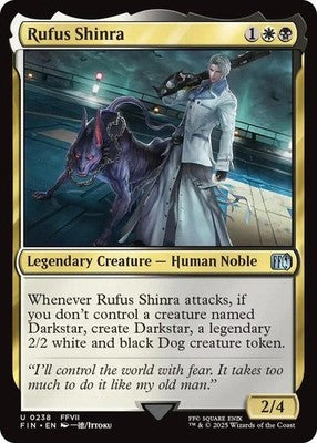 Rufus Shinra FIN 238 NM Magic: The Gathering