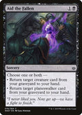 Aid the Fallen WAR 76 NM Magic: The Gathering