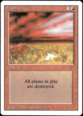 Flashfires Revised Edition U Magic: The Gathering Lightly Played
