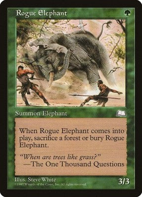Rogue Elephant WTH 139 LP Magic: The Gathering